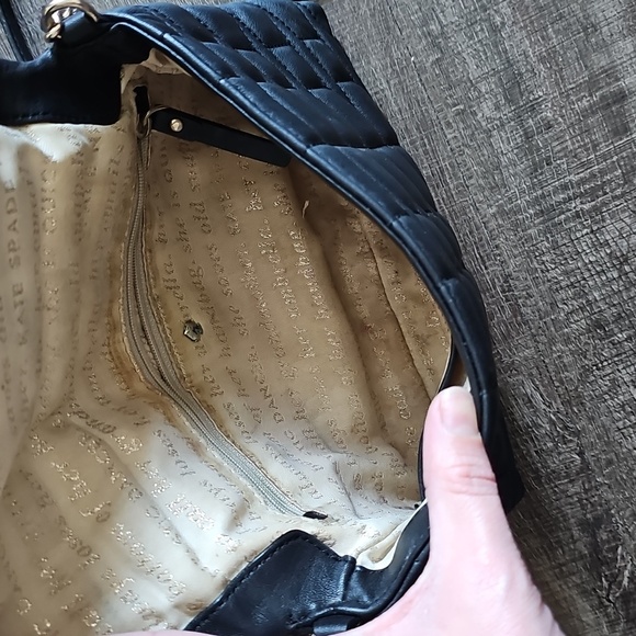 Kate Spade - Black Quilted Crossbody Bag - Picture 10 of 11